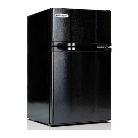Intirion Microfridge Refrigerator/Freezer, 3.1 CF, Manual Defrost, ESR, Black 3.1MF7R